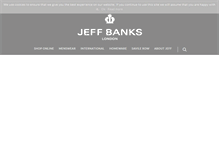 Tablet Screenshot of jeffbanks.co.uk
